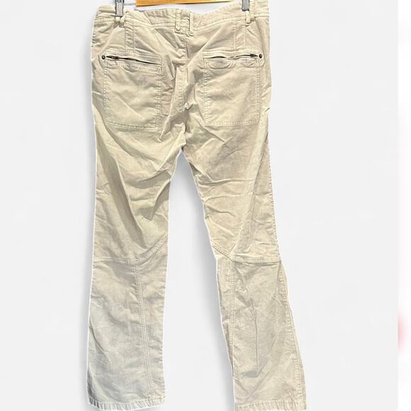 Free People Hit Back Flare Pants In Morning Oat Size 6 - Picture 5 of 9